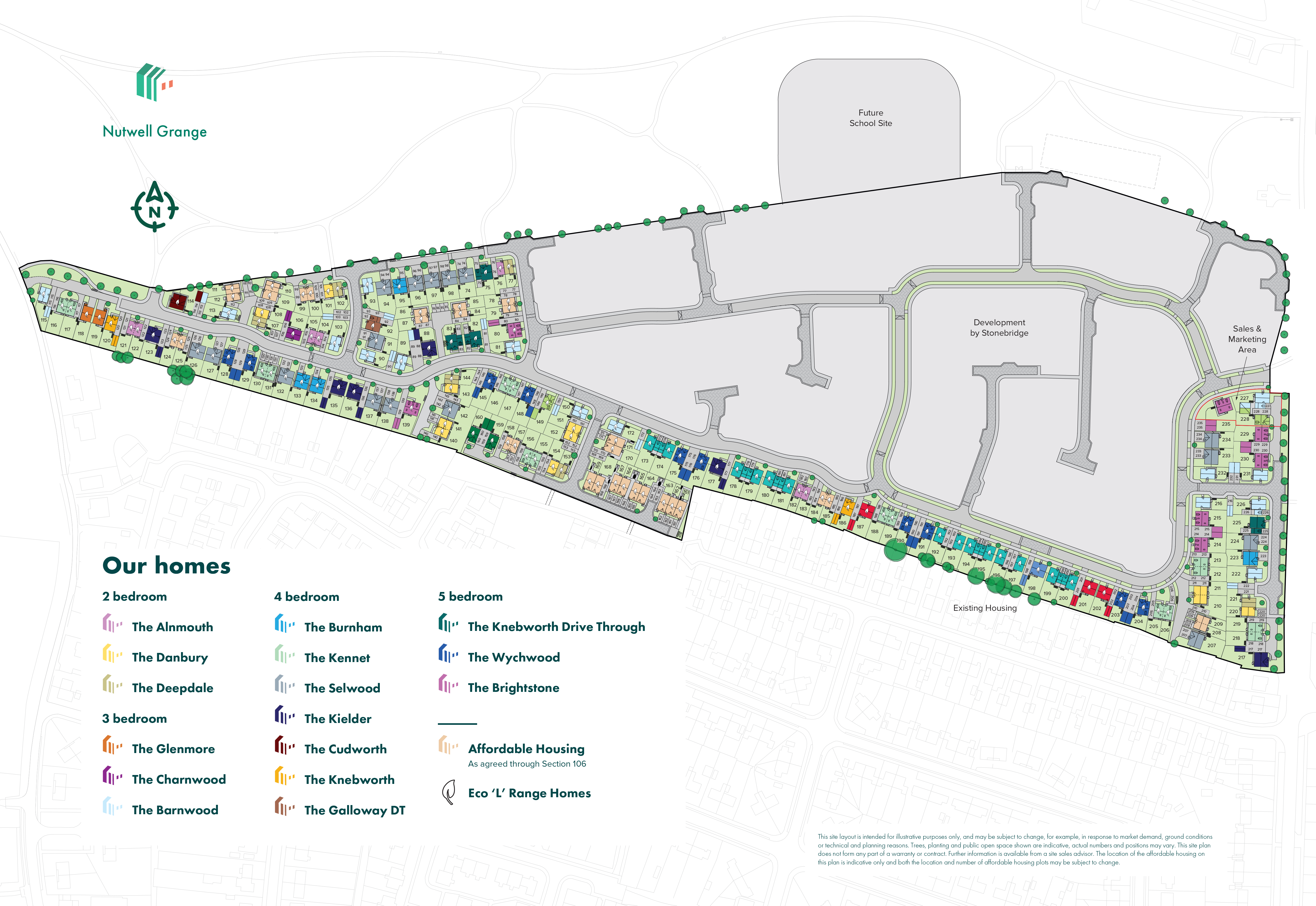 Nutwell Grange  site plan