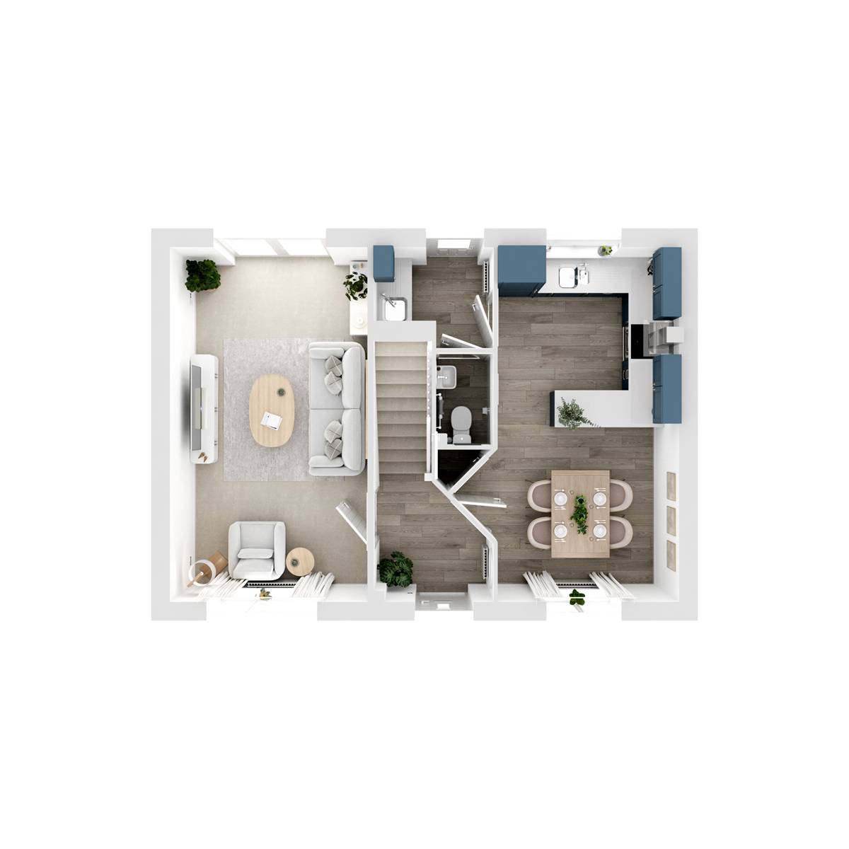 Ground Floor 3D floor plan