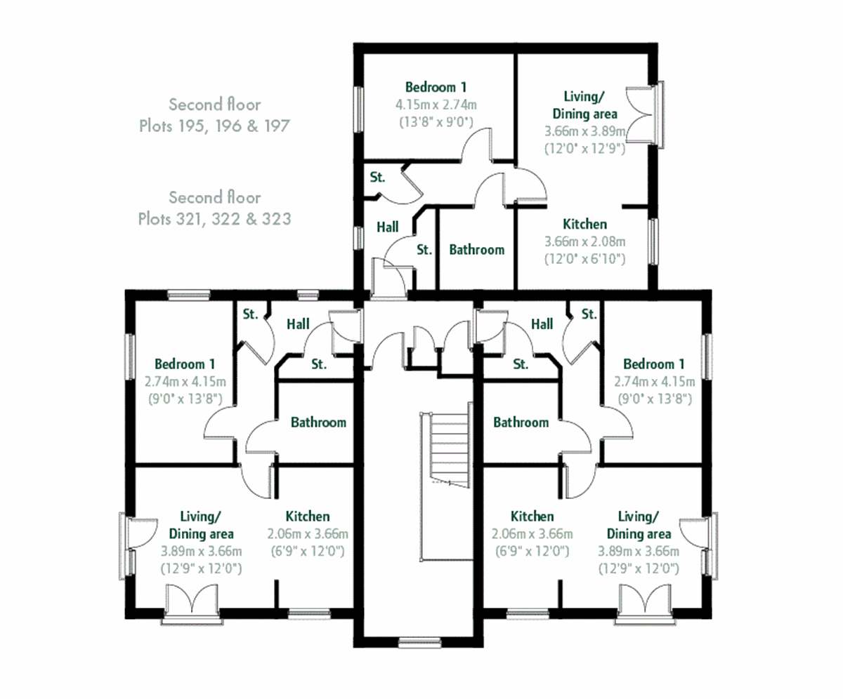 Second floor  floor plan