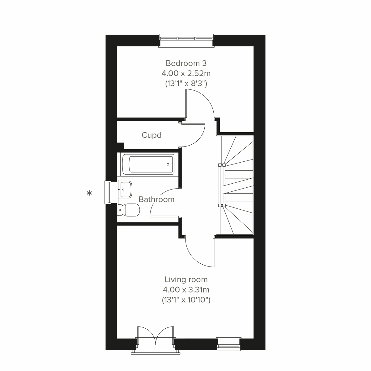 First floor  floor plan