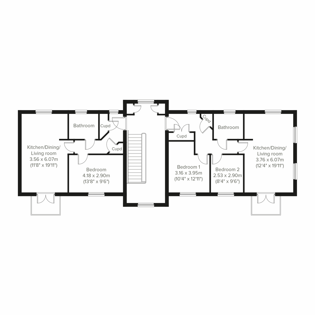Second floor floor plan