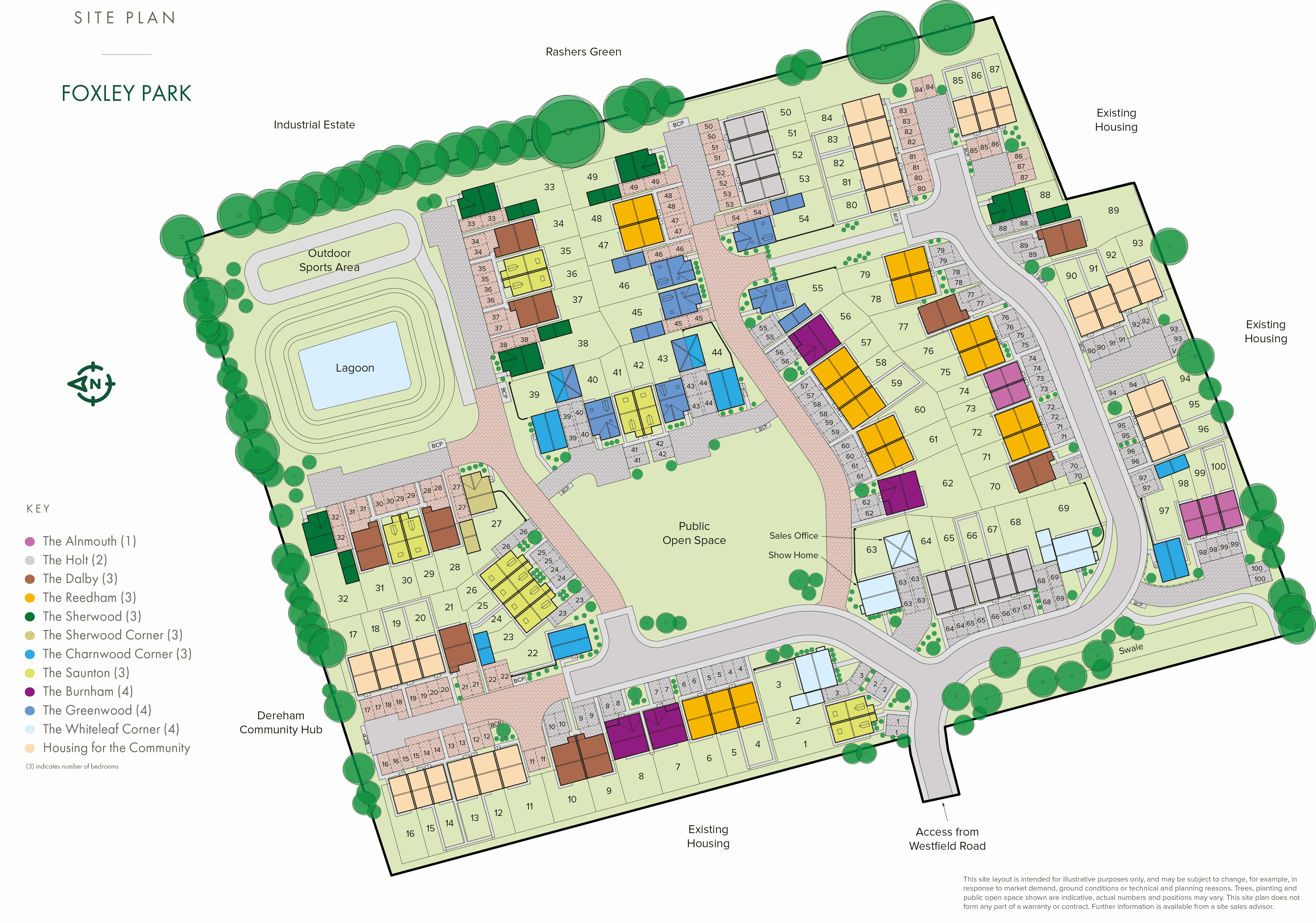 Site Plan - Foxley Park