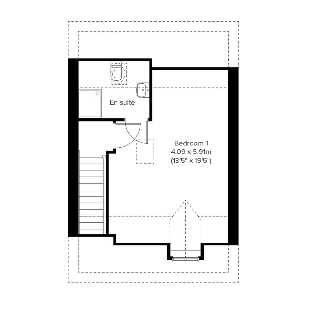 Second-floor layout of the Kennett home at Nutwell Grange, Doncaster.