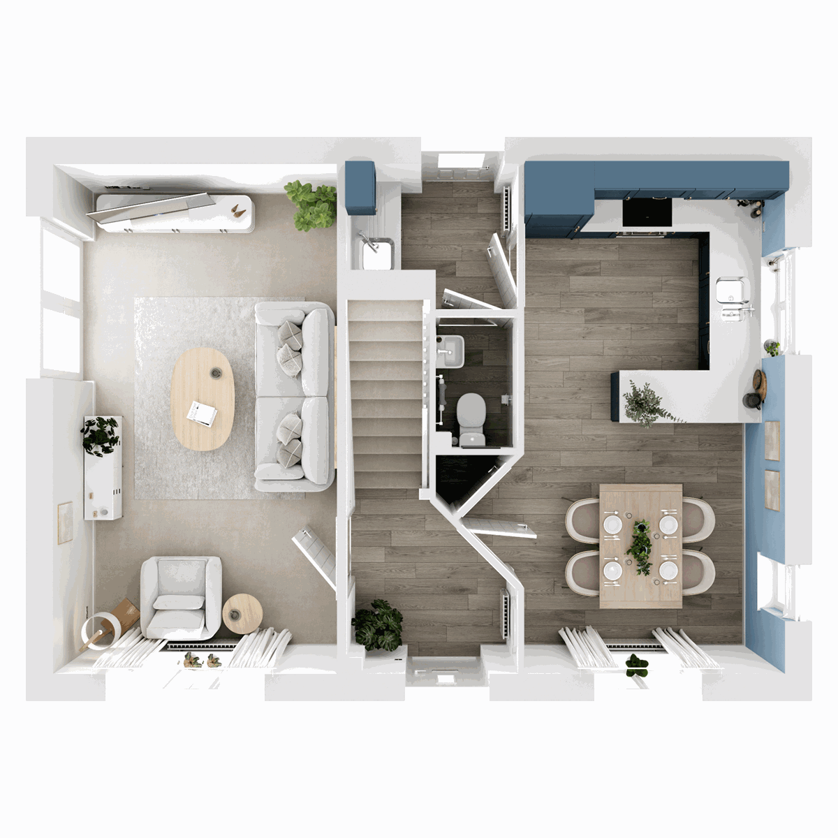 Ground Floor 3D floor plan