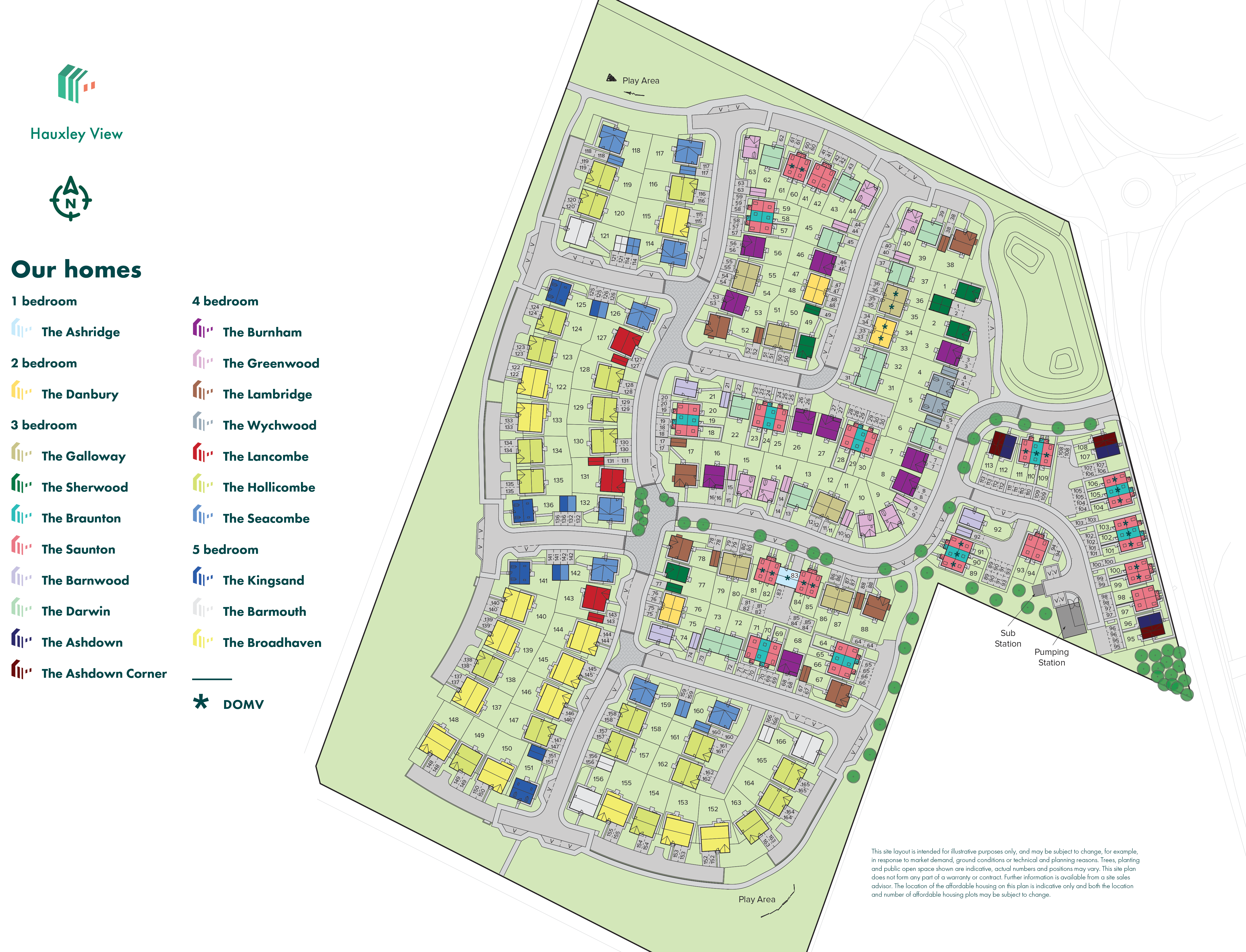 Hauxley View Phase 1 site plan