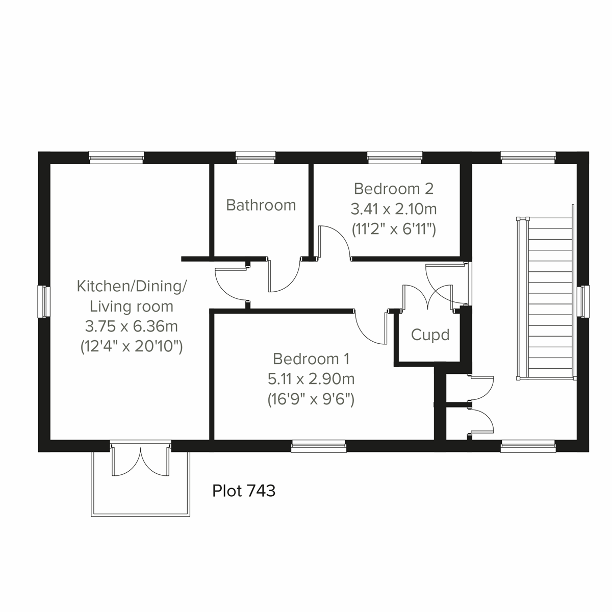 Second floor floor plan