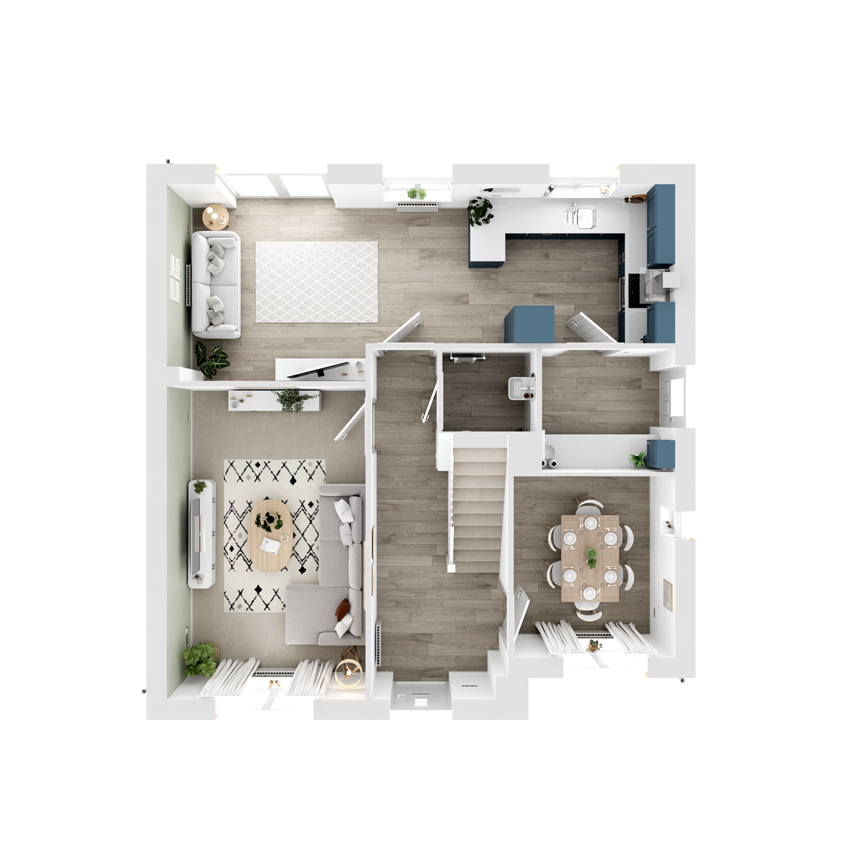 Ground Floor - 3D floor plan