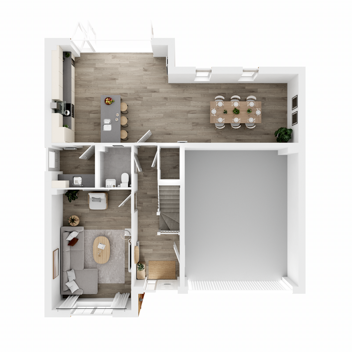 Ground Floor 3D floor plan