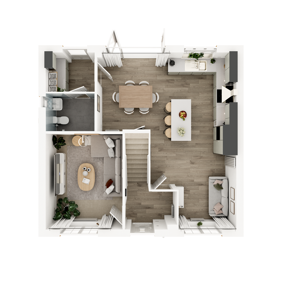 Ground Floor 3D floor plan
