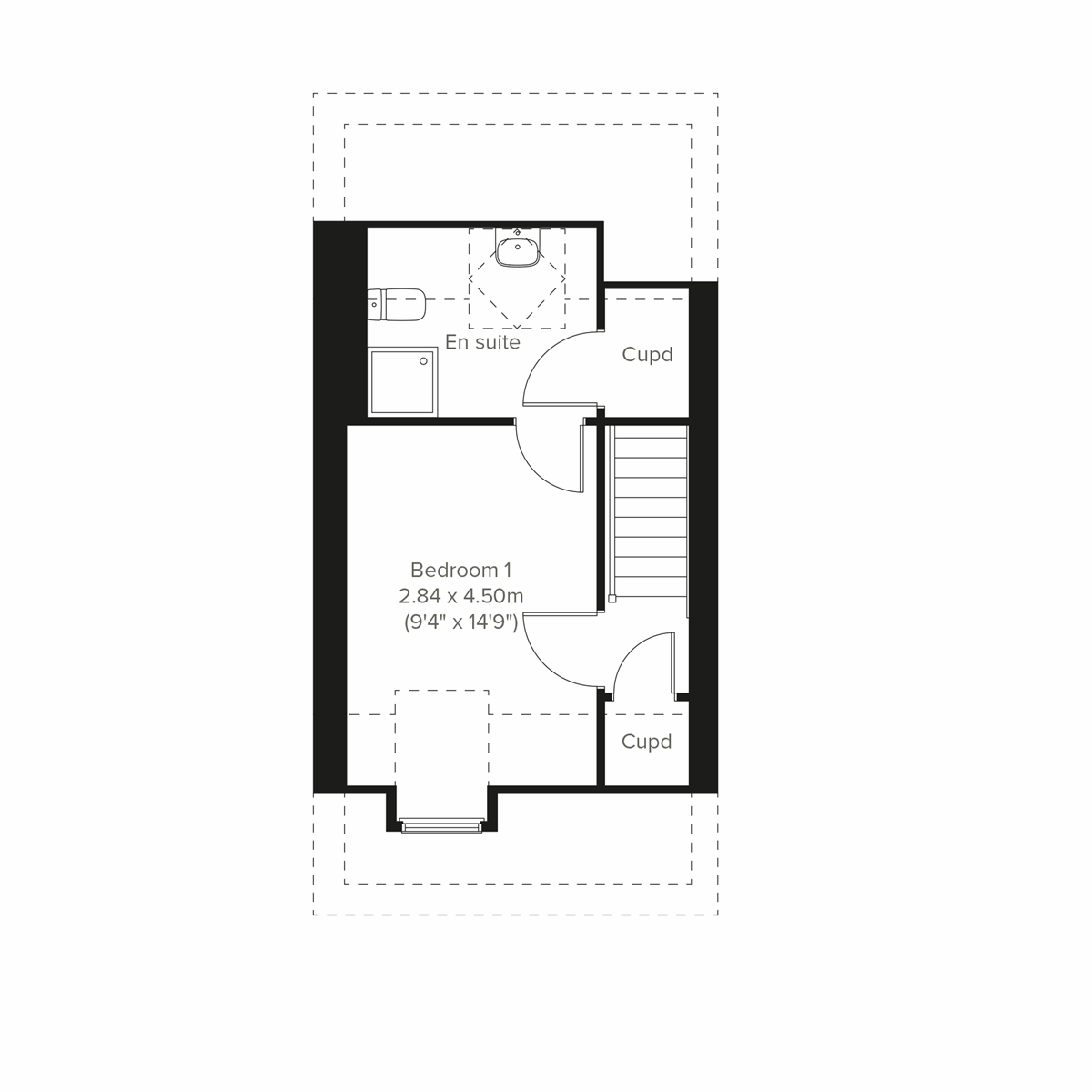 Second floor floor plan