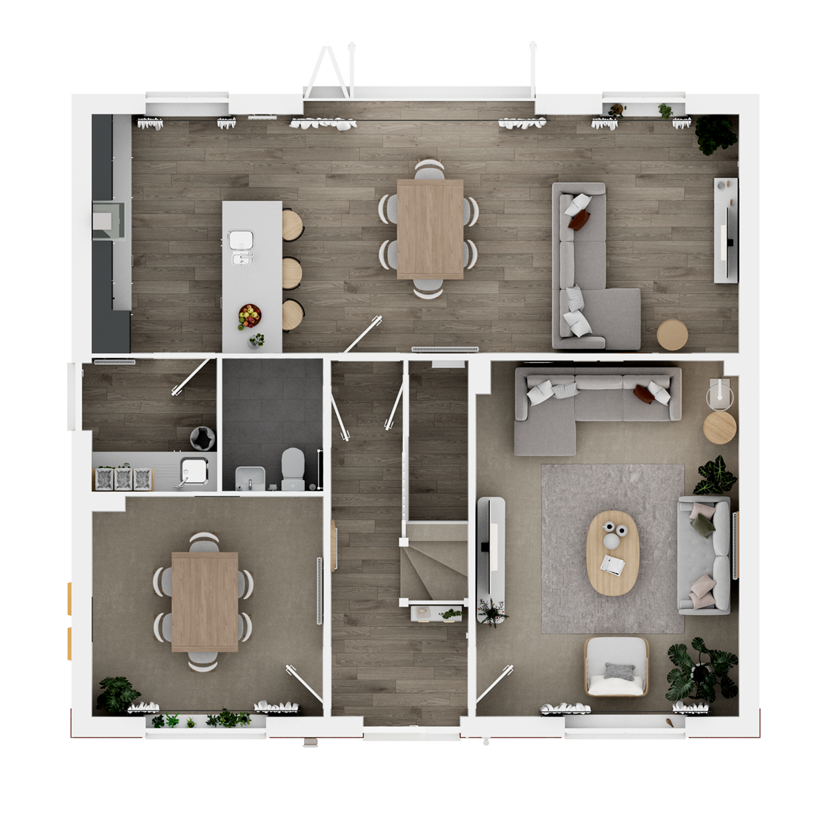 Ground Floor 3D floor plan