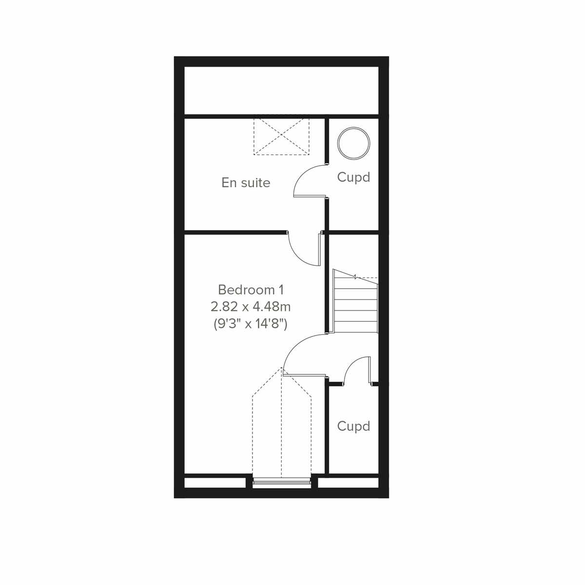 Second floor floor plan