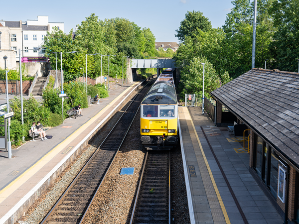 The local train station in Trowbridge.