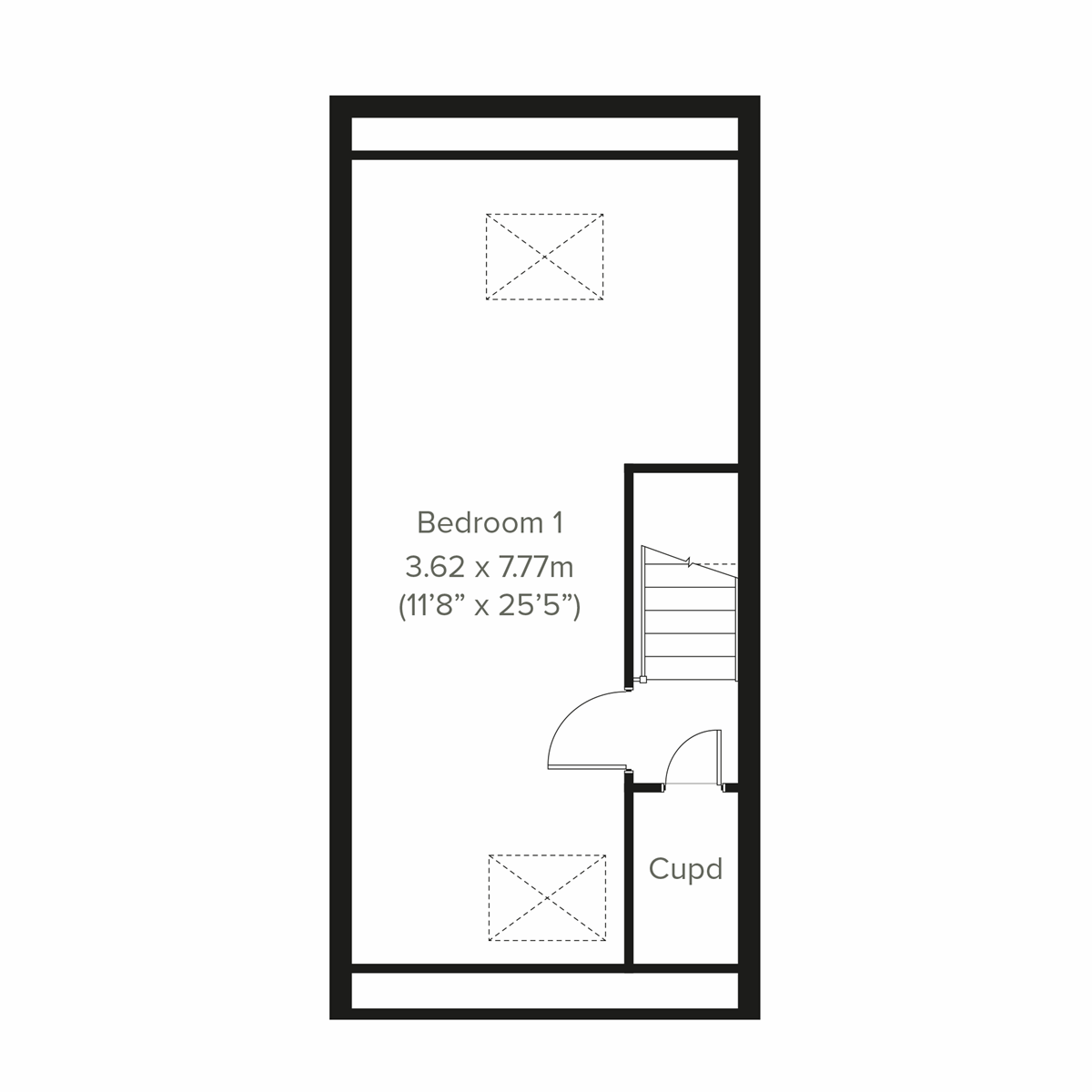 Second floor floor plan