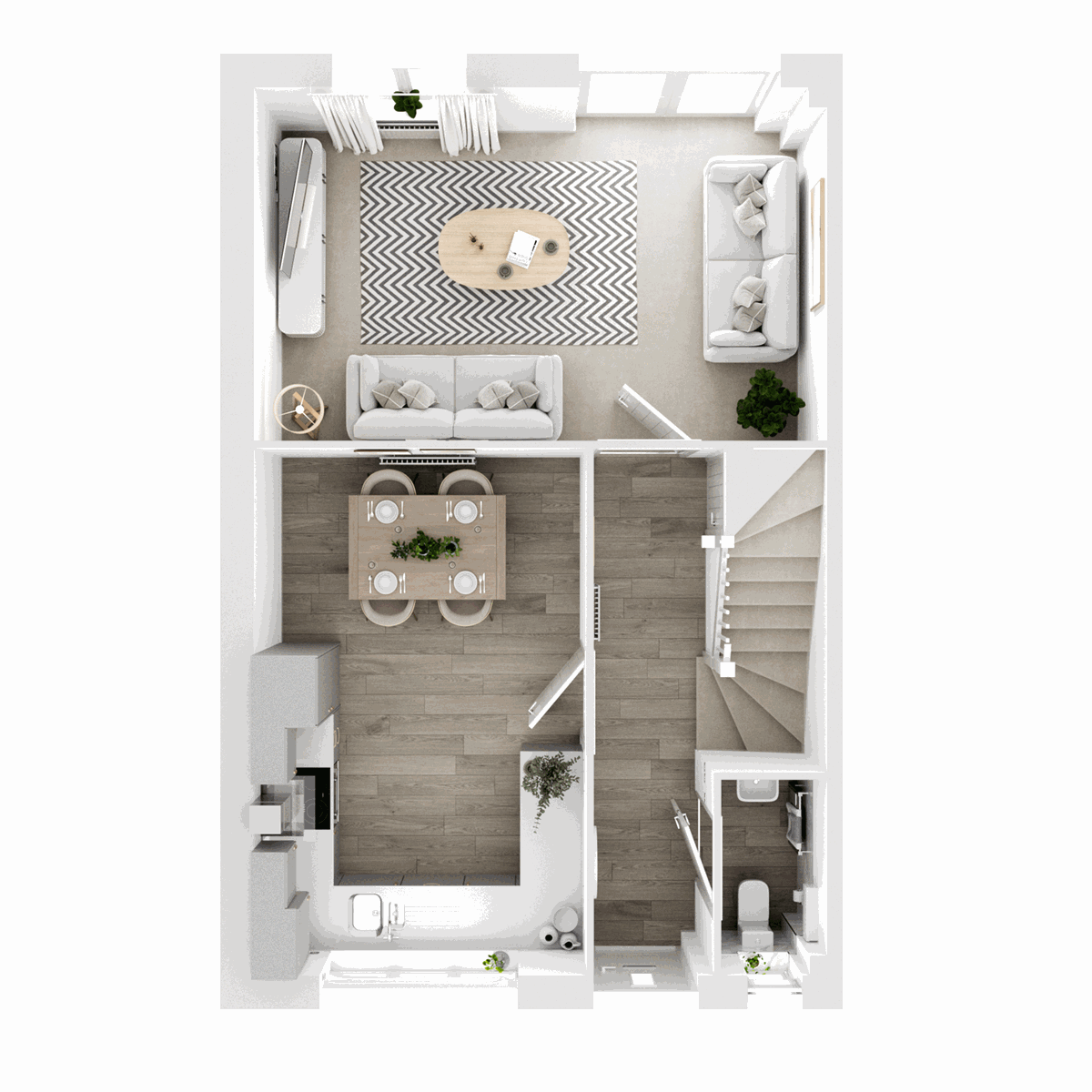 Ground Floor 3D floor plan