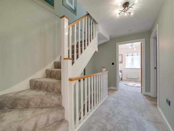 Interior of a four bedroom at The Avenue in Plymouth with landing