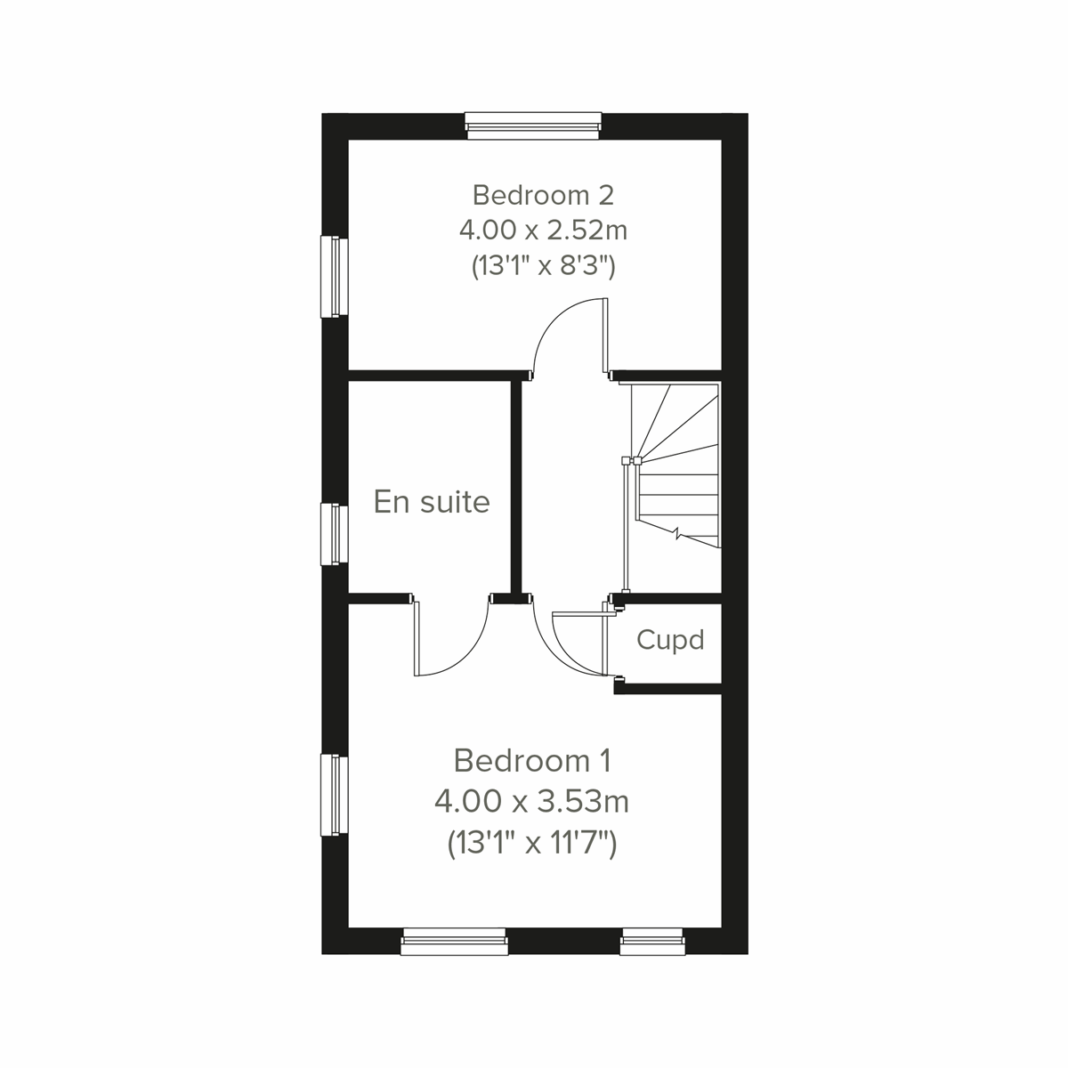 Second floor  floor plan