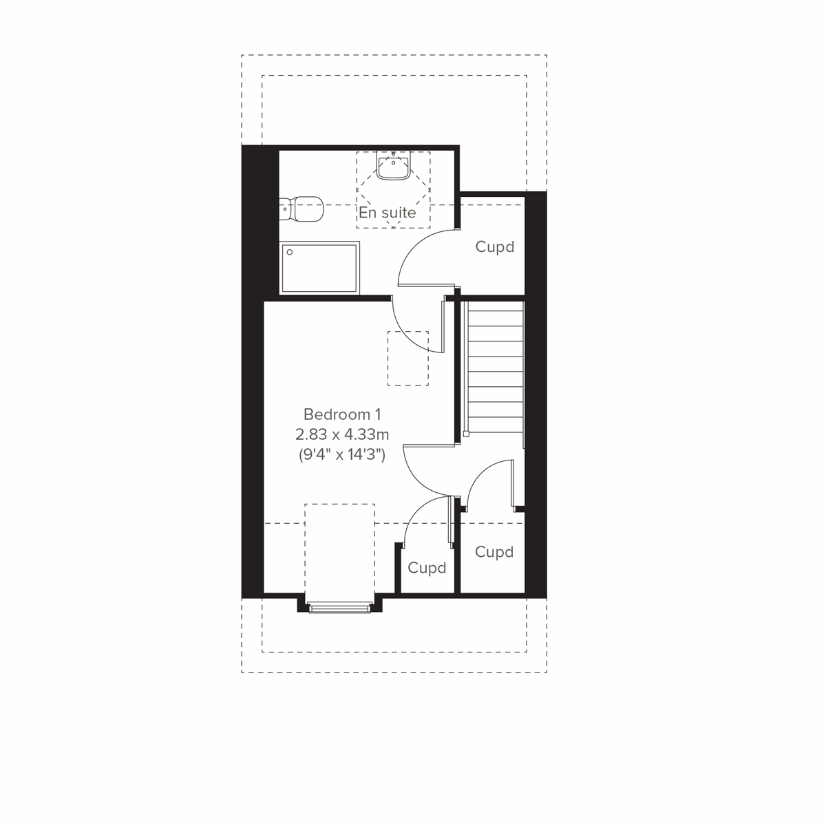 Second floor floor plan