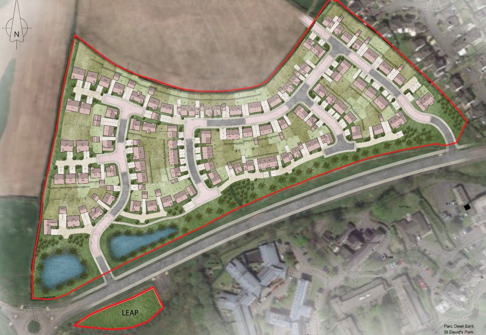 Plans submitted for new Carmarthen homes Persimmon Homes