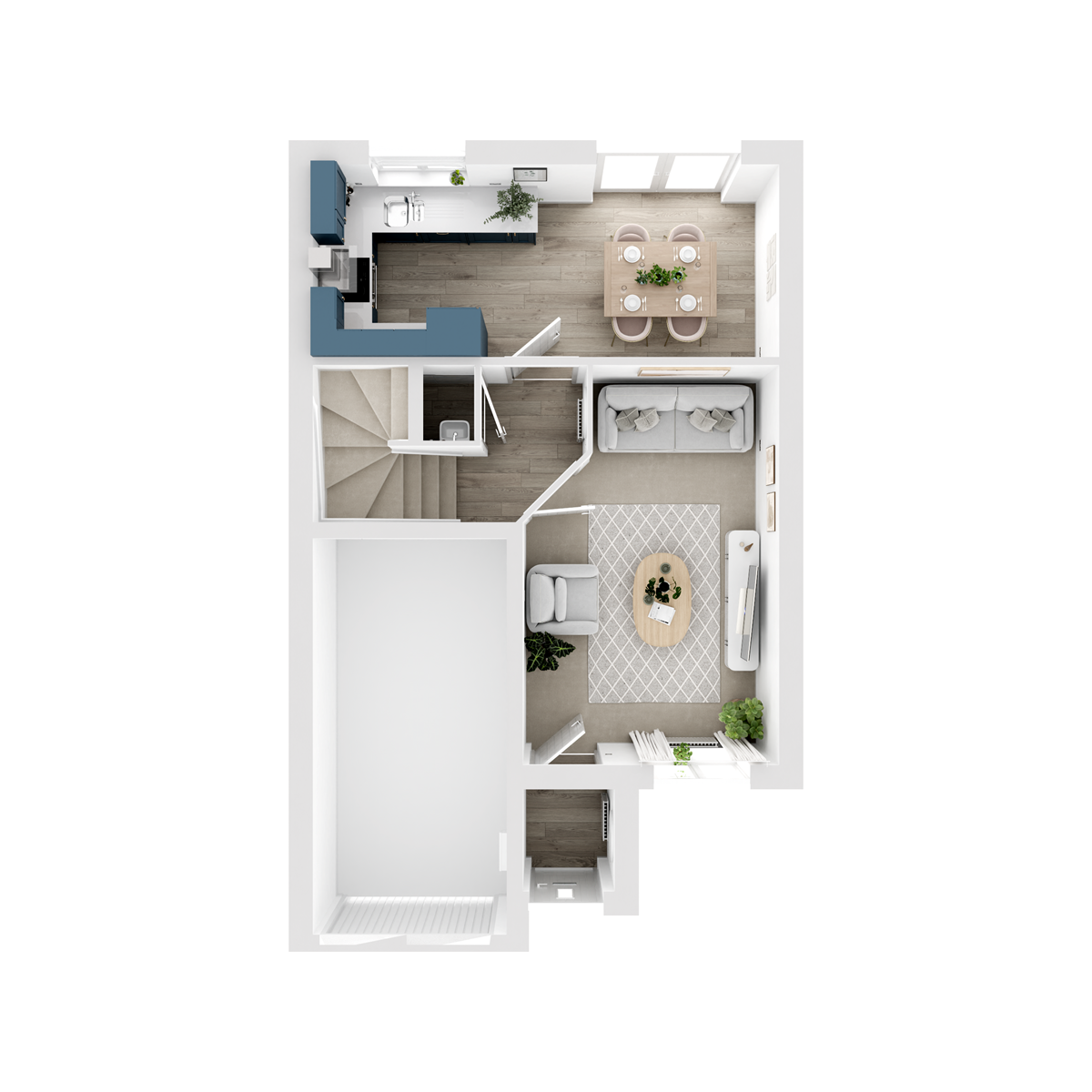 Ground Floor 3D floor plan