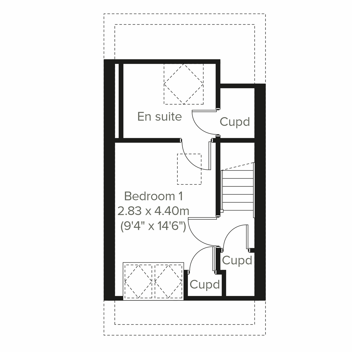 Second floor floor plan