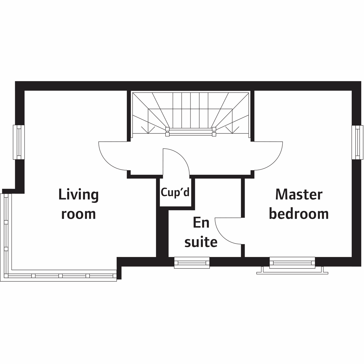 Four bedroom home the Cromwell first floor