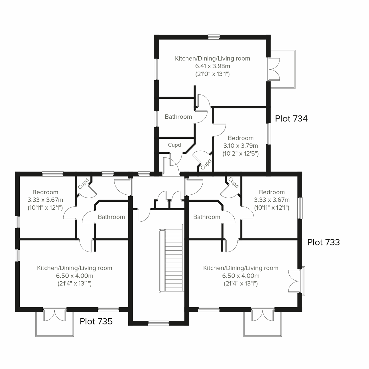 Second floor floor plan