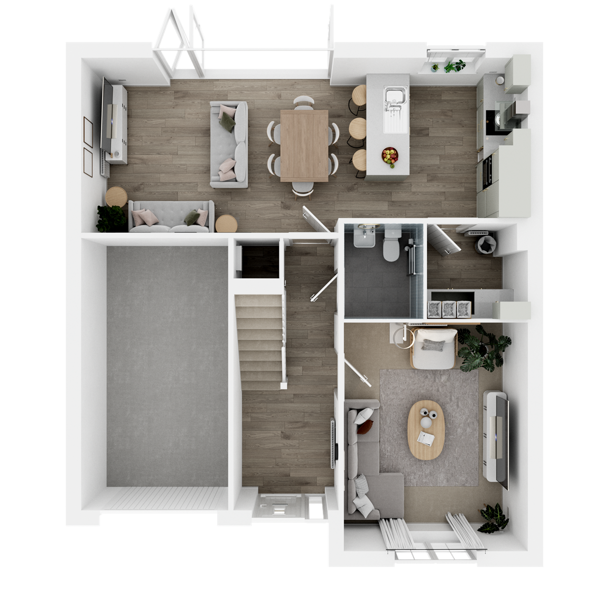 Ground Floor 3D floor plan