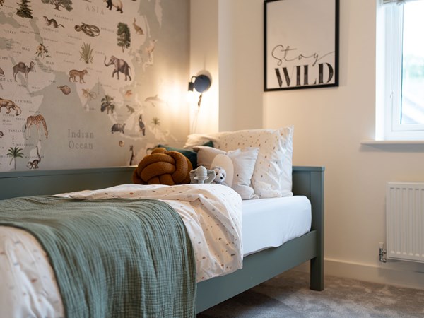 Interior of a four bedroom at The Avenue in Plymouth with bedroom