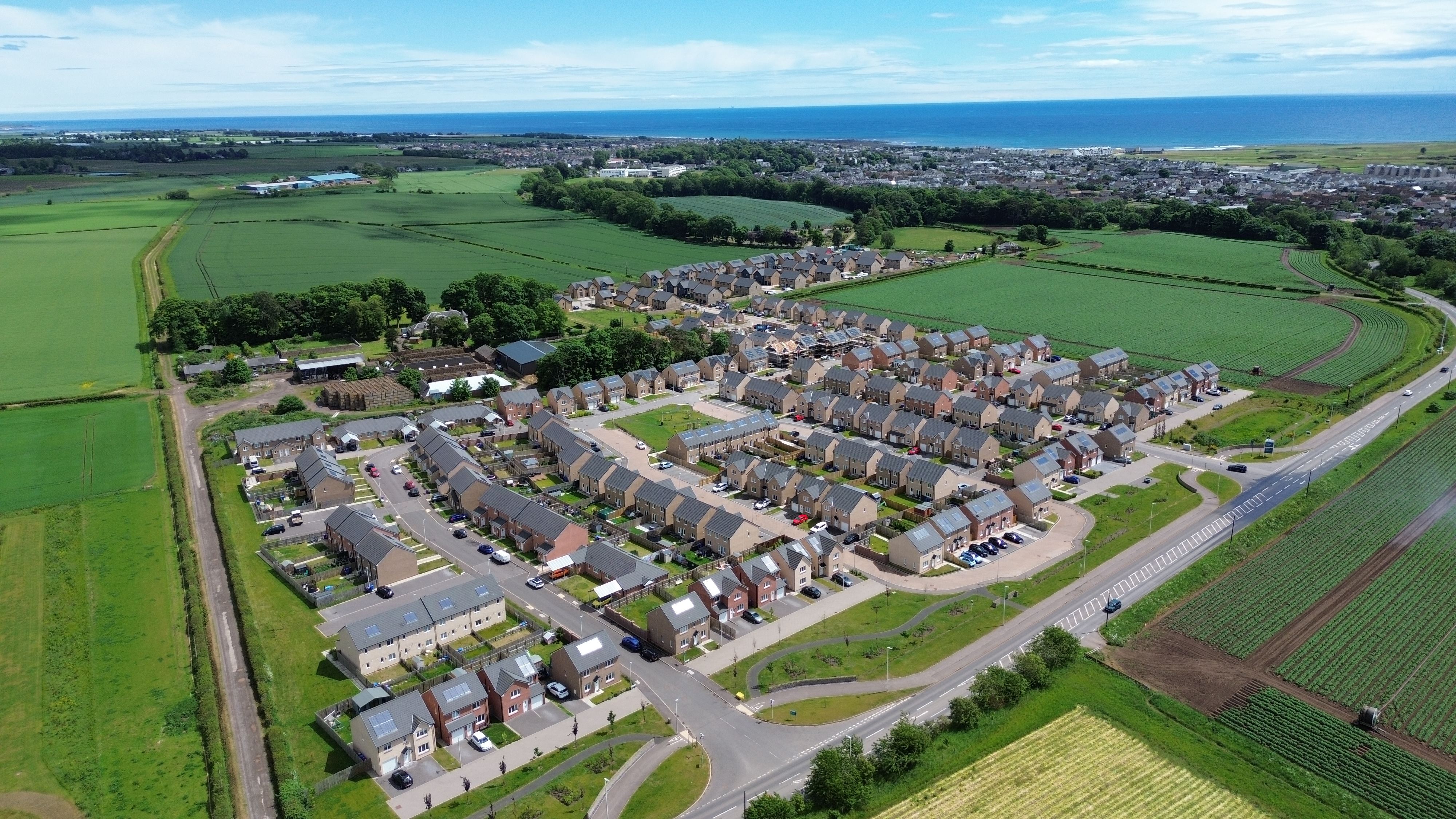 Greenlaw Park aerial shot