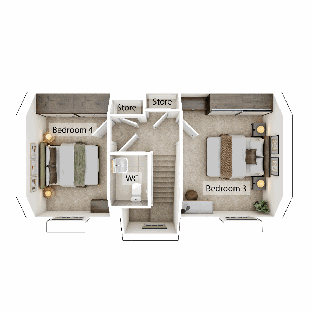 Second Floor floor plan