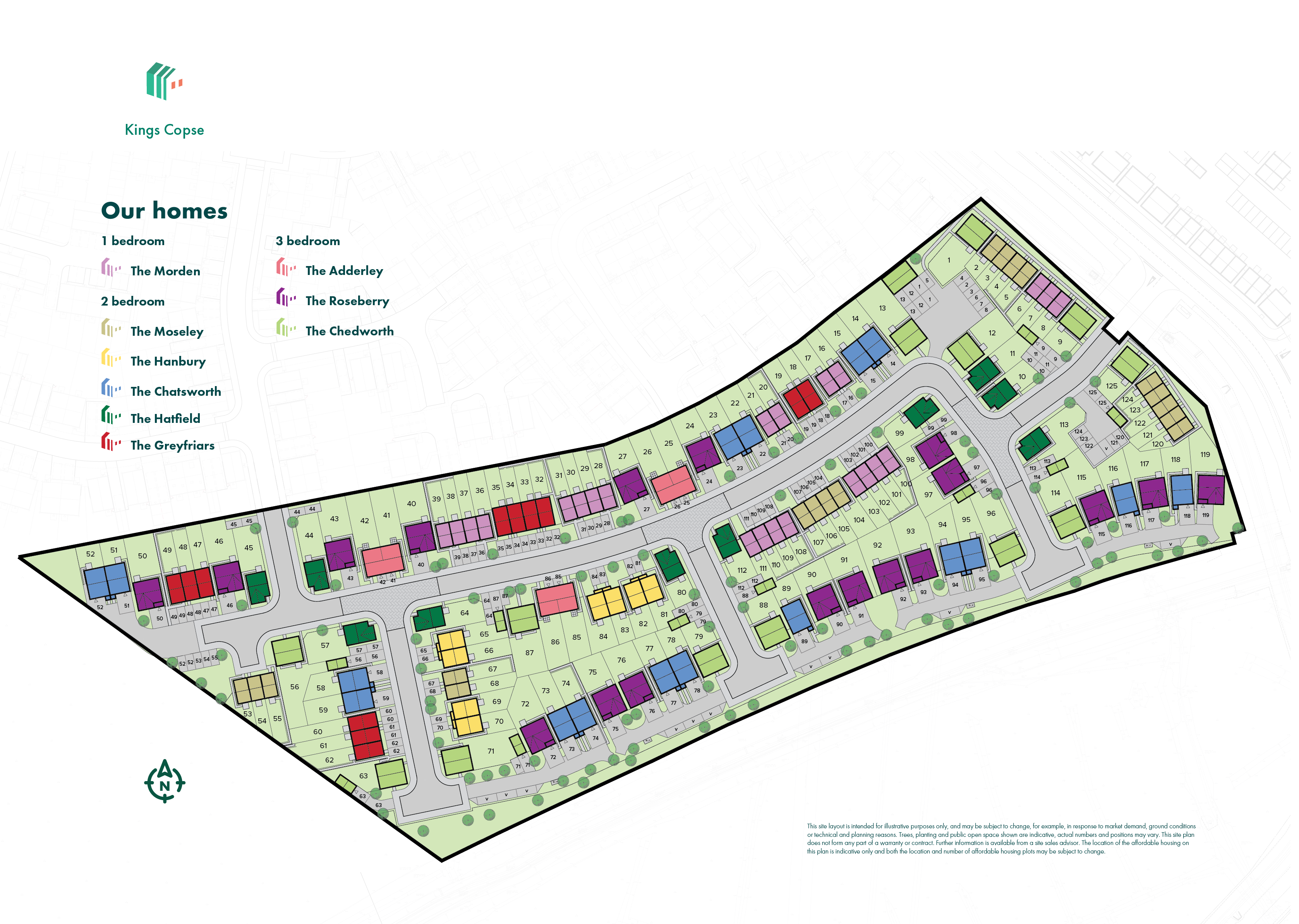 Kings Copse site plan