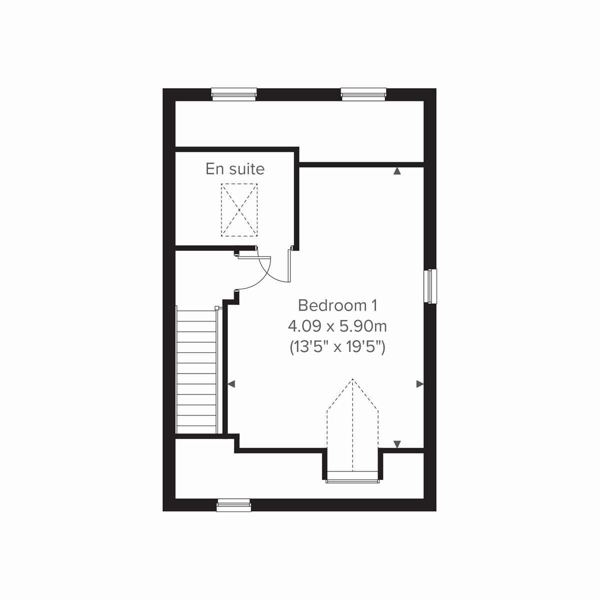Second floor floor plan
