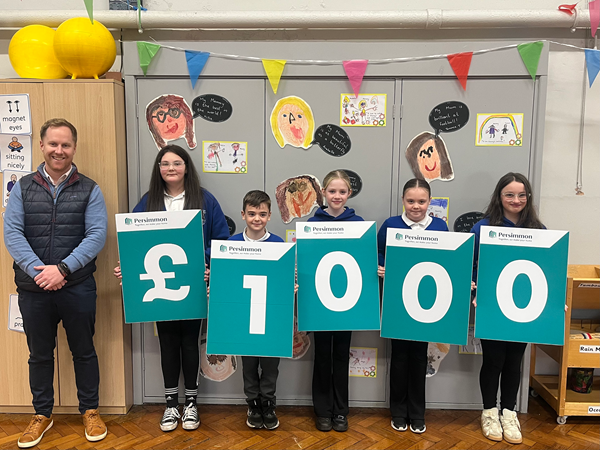 Housebuilder donates towards Bridgend forest school