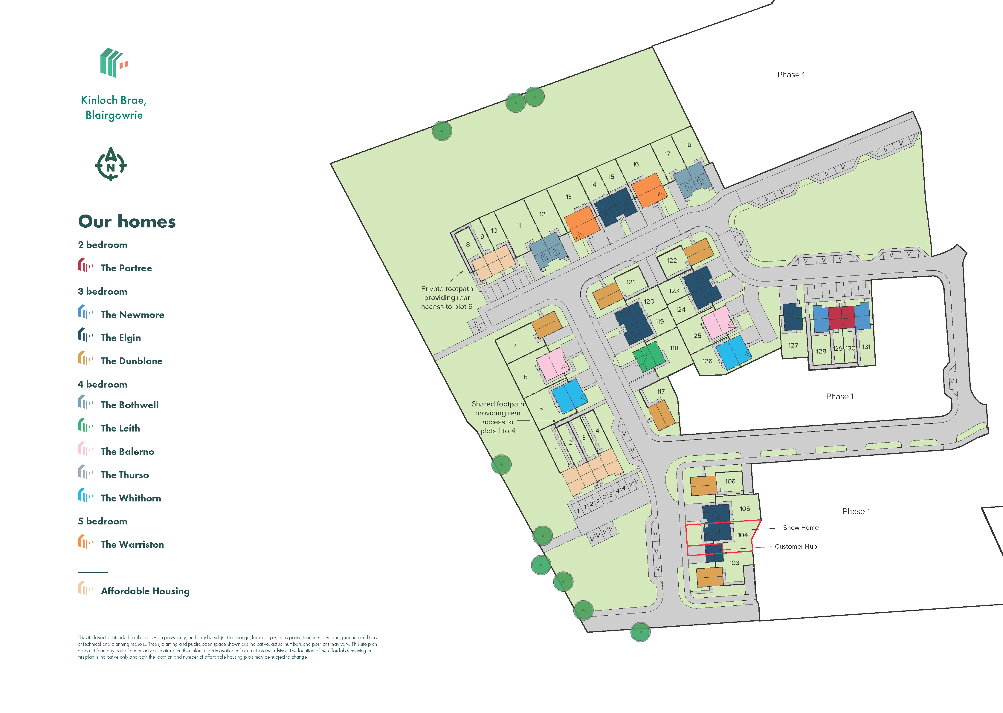 Phase 1 (Focused) site plan