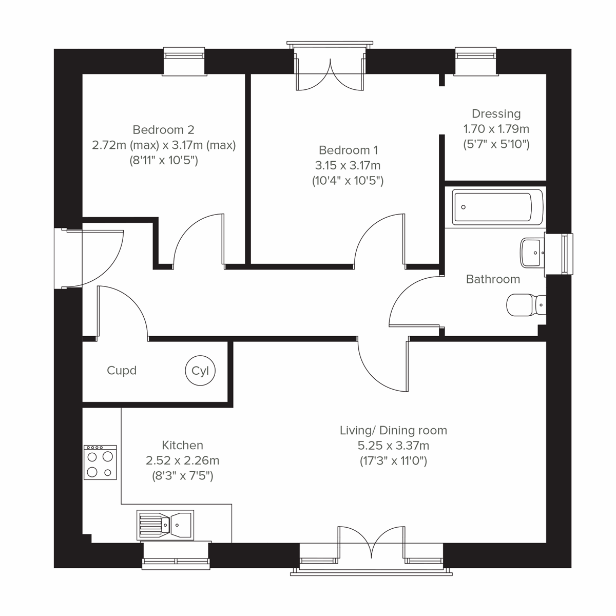 Second Floor floor plan
