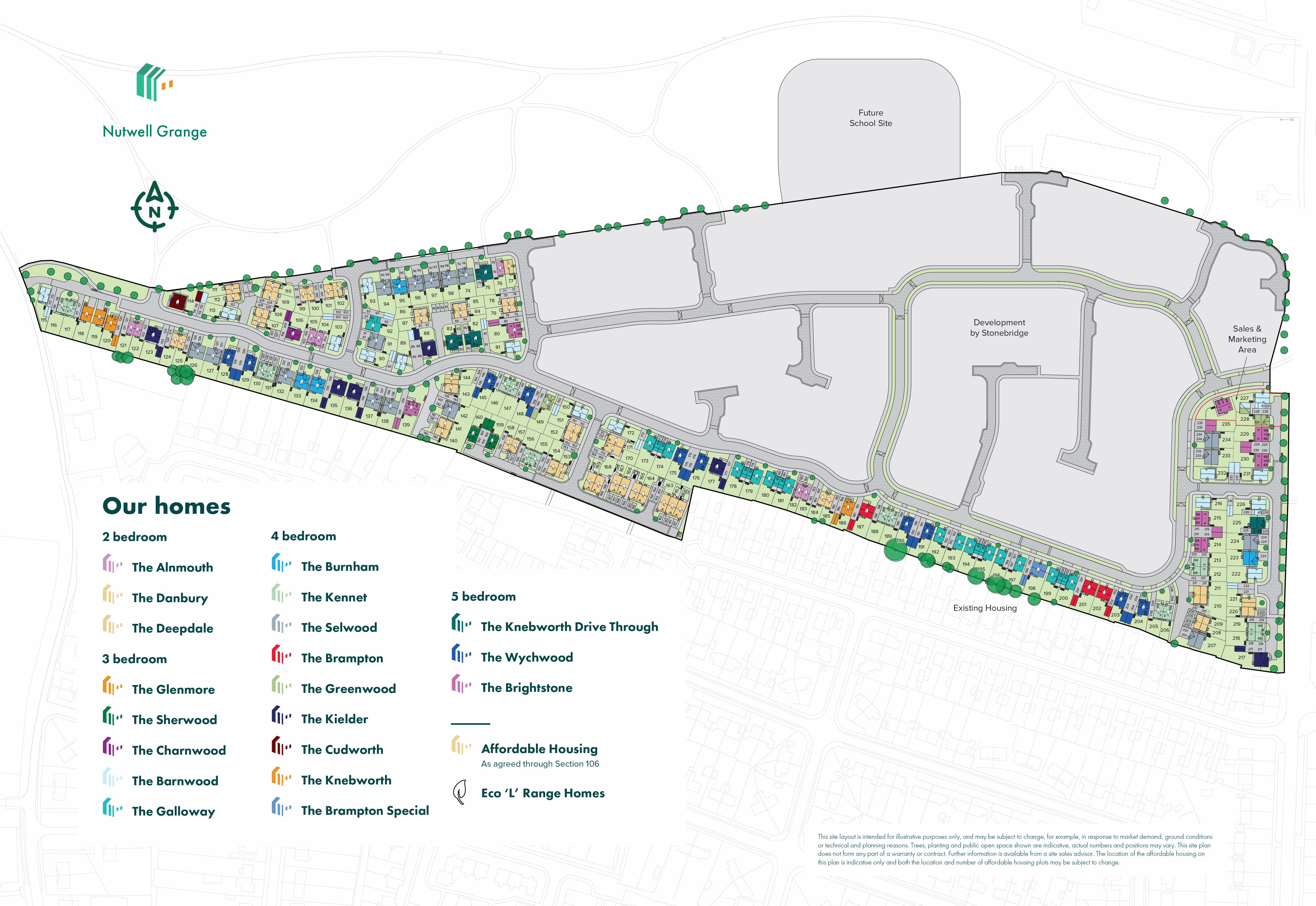 Nutwell Grange  site plan