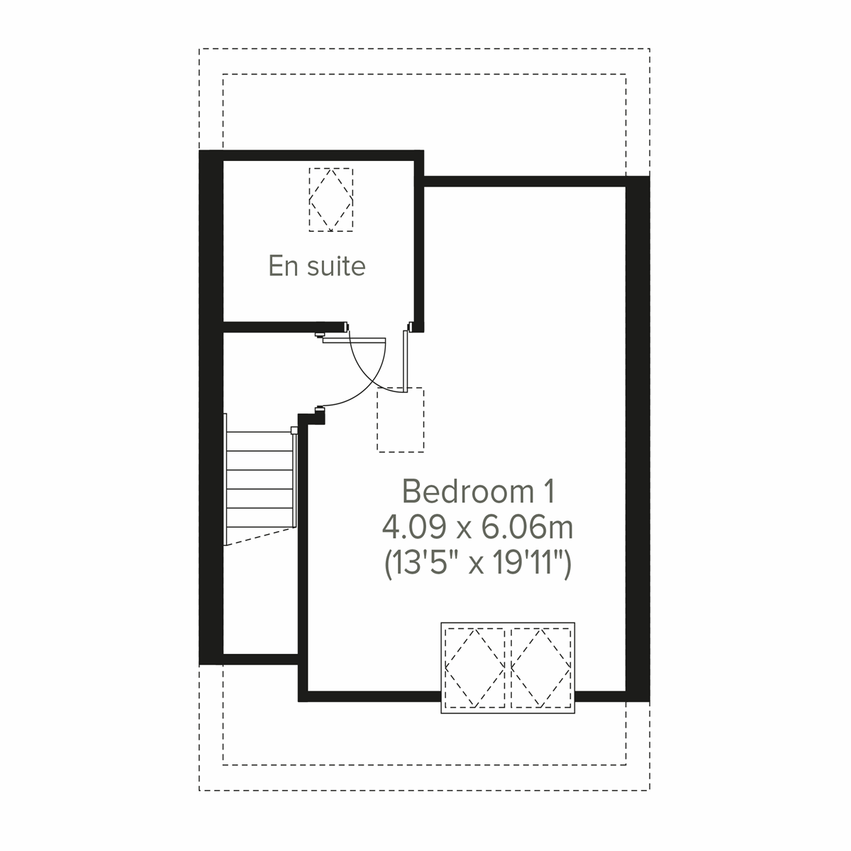 Second floor floor plan
