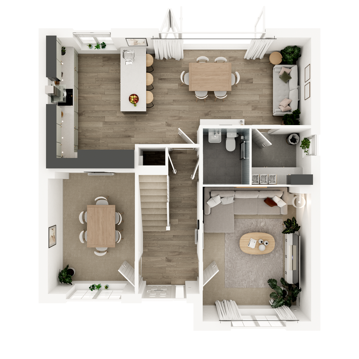 Ground Floor 3D floor plan