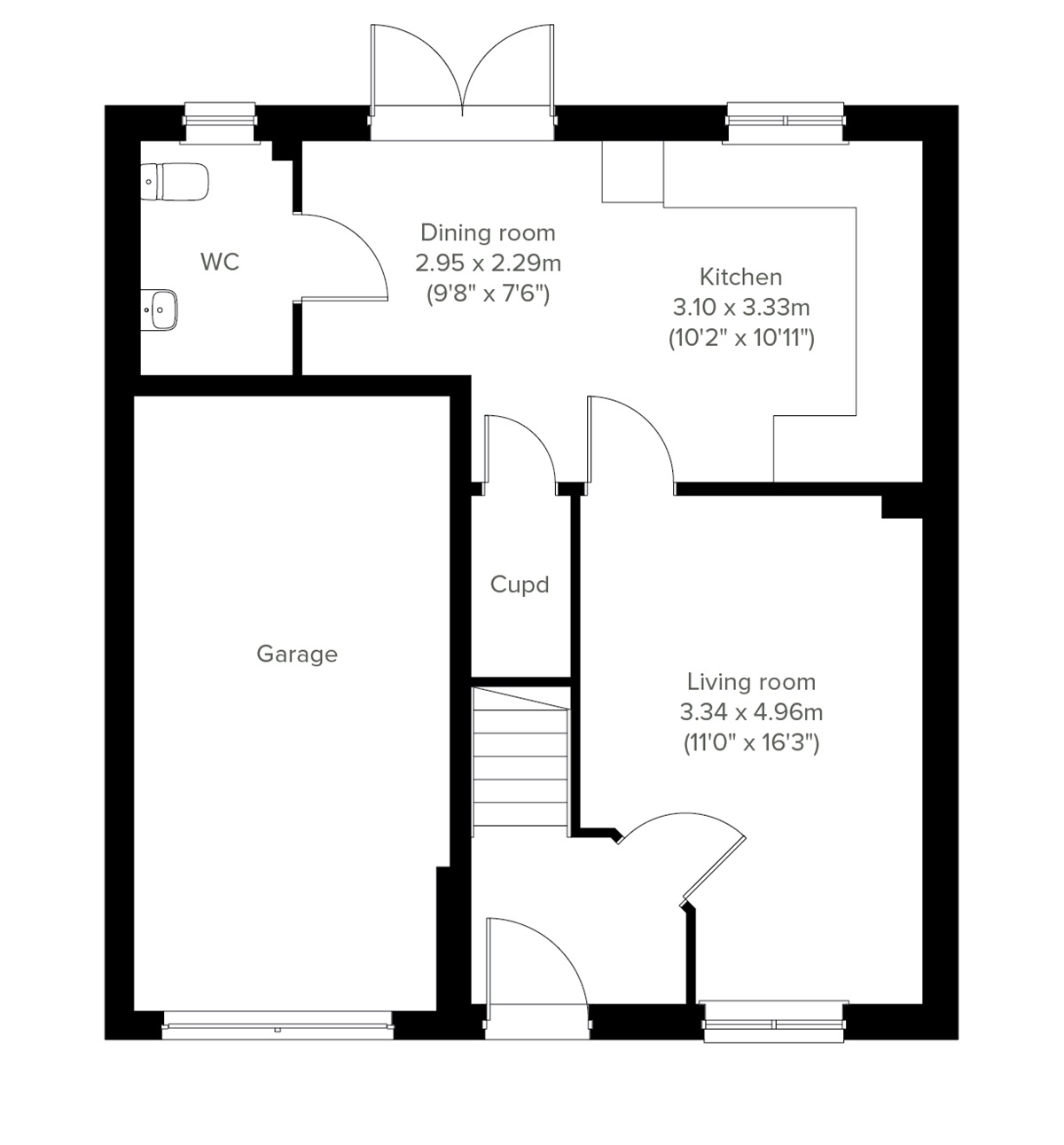 Ground Floor - 2D floor plan