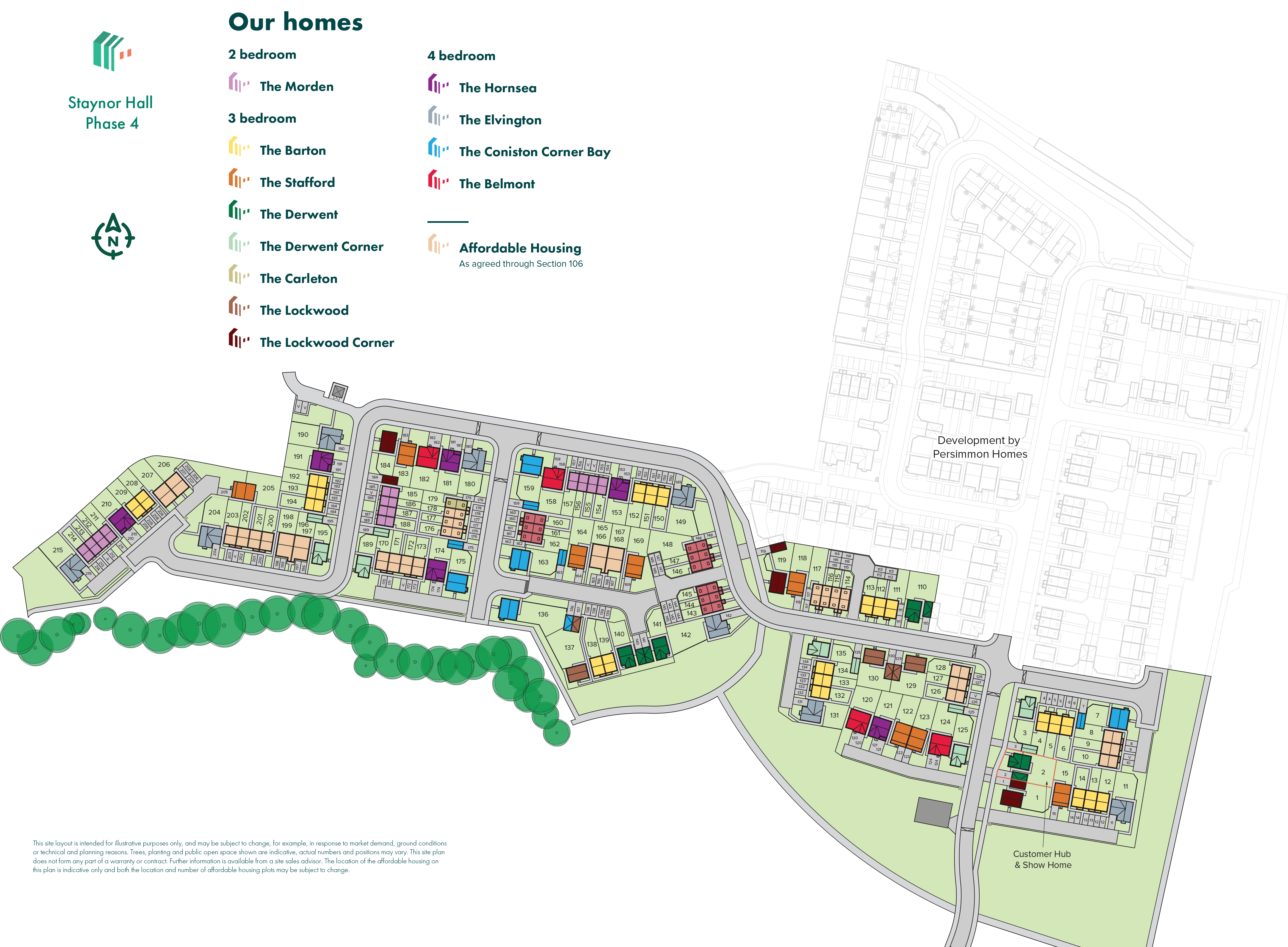 Staynor Hall site plan.
