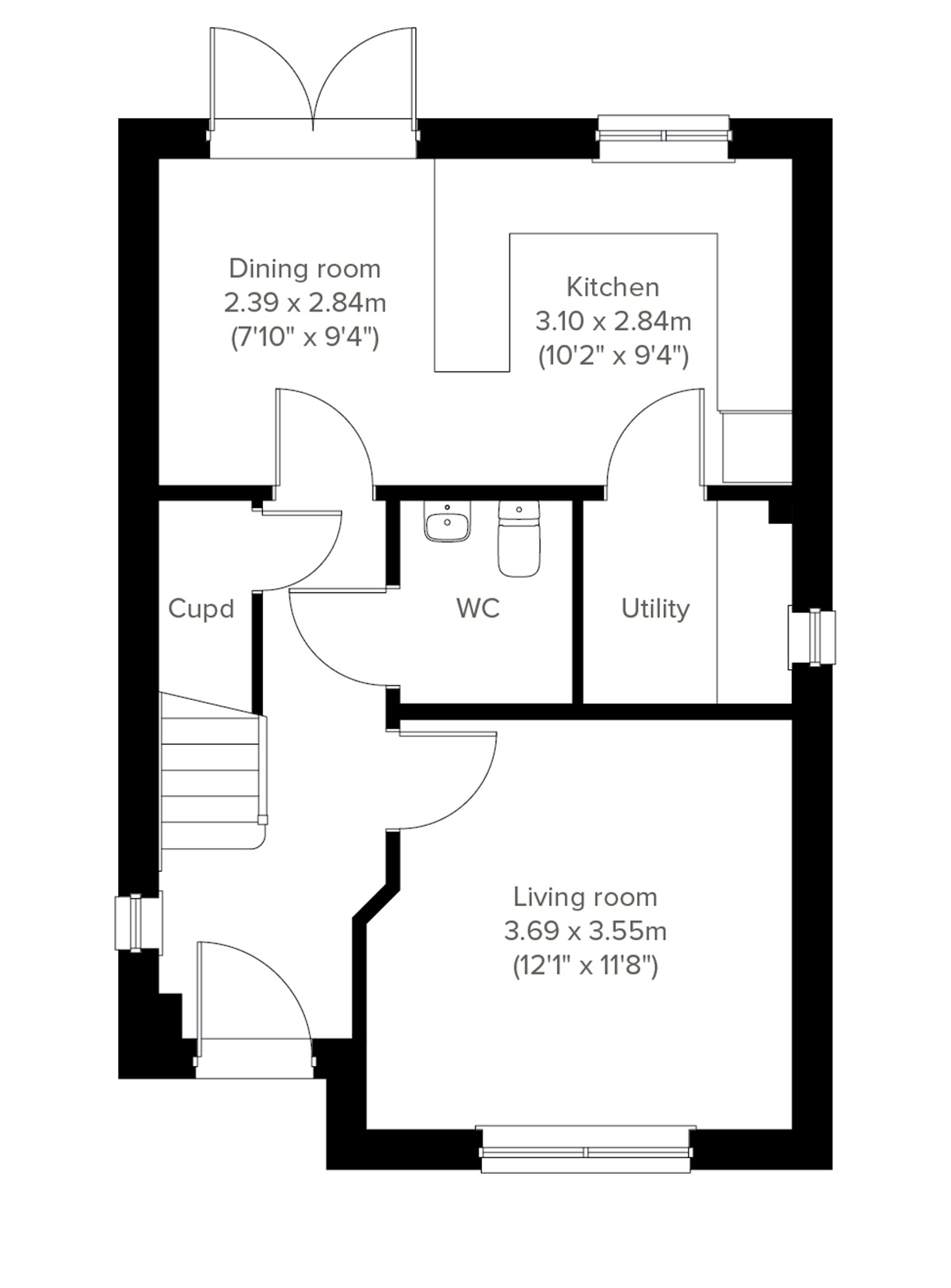 Ground Floor - 2D floor plan