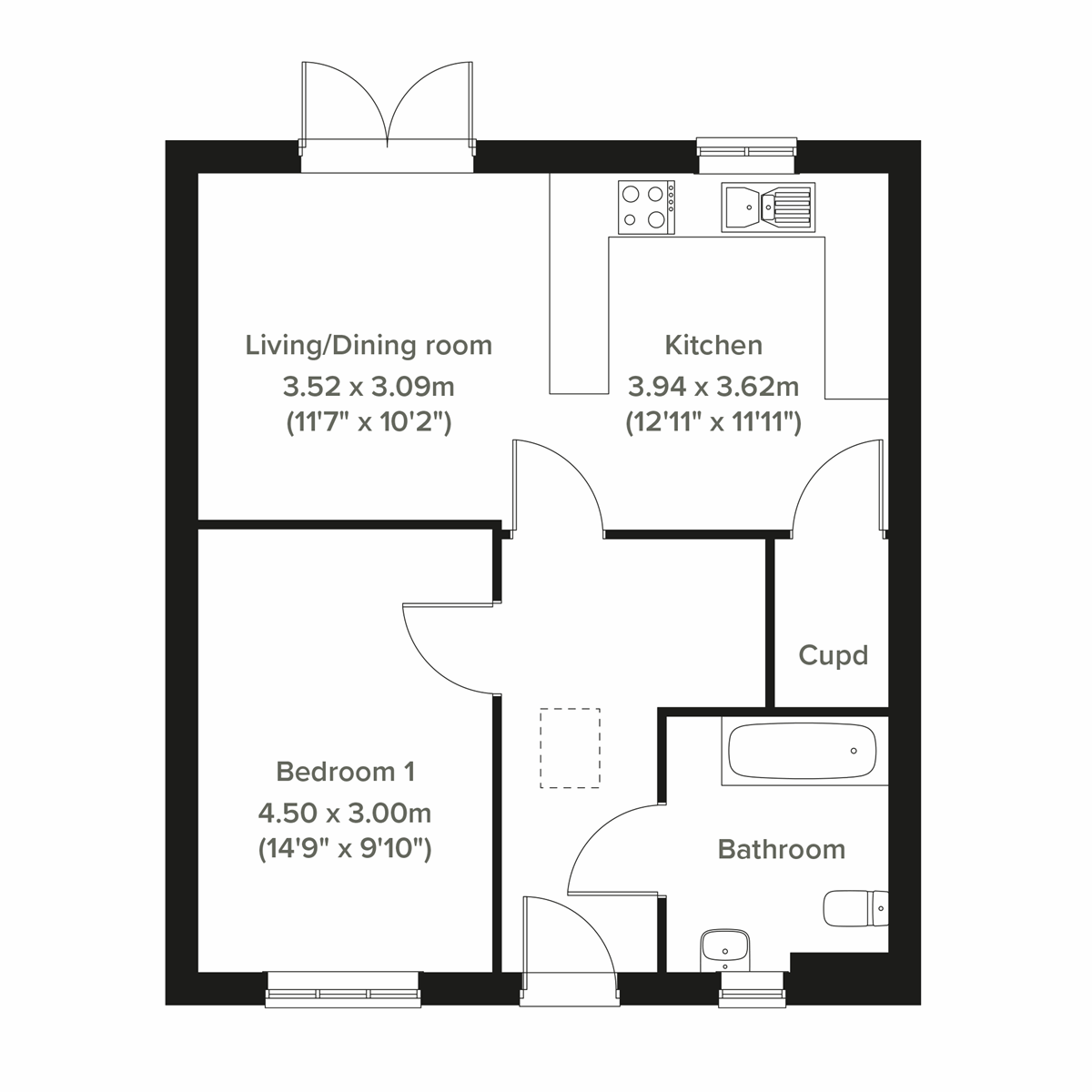 The Fleet floor plan