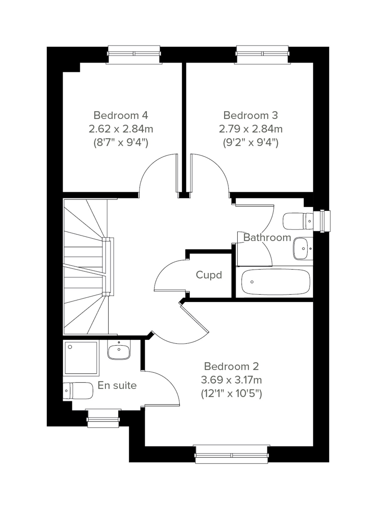First Floor - 2D floor plan