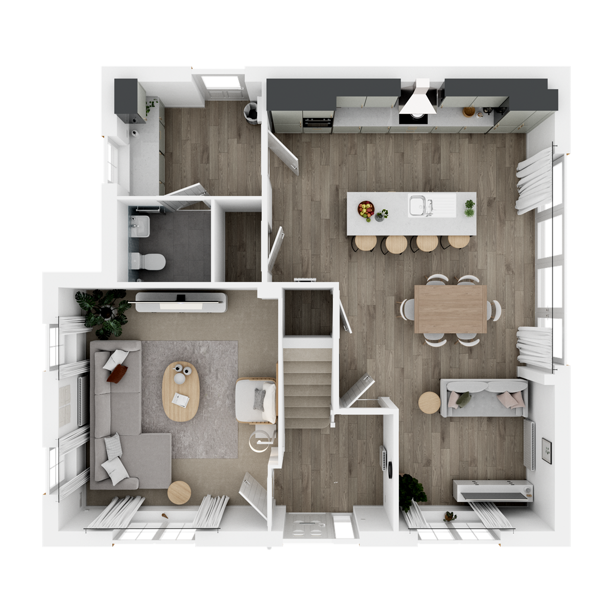 Ground Floor 3D floor plan