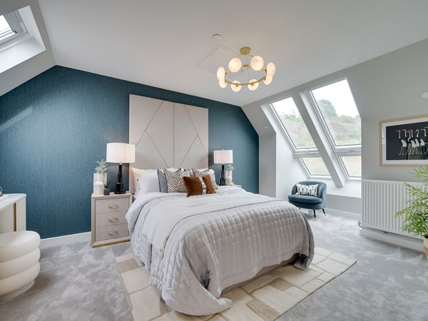 Interior of a four bedroom at The Avenue in Plymouth with bedroom
