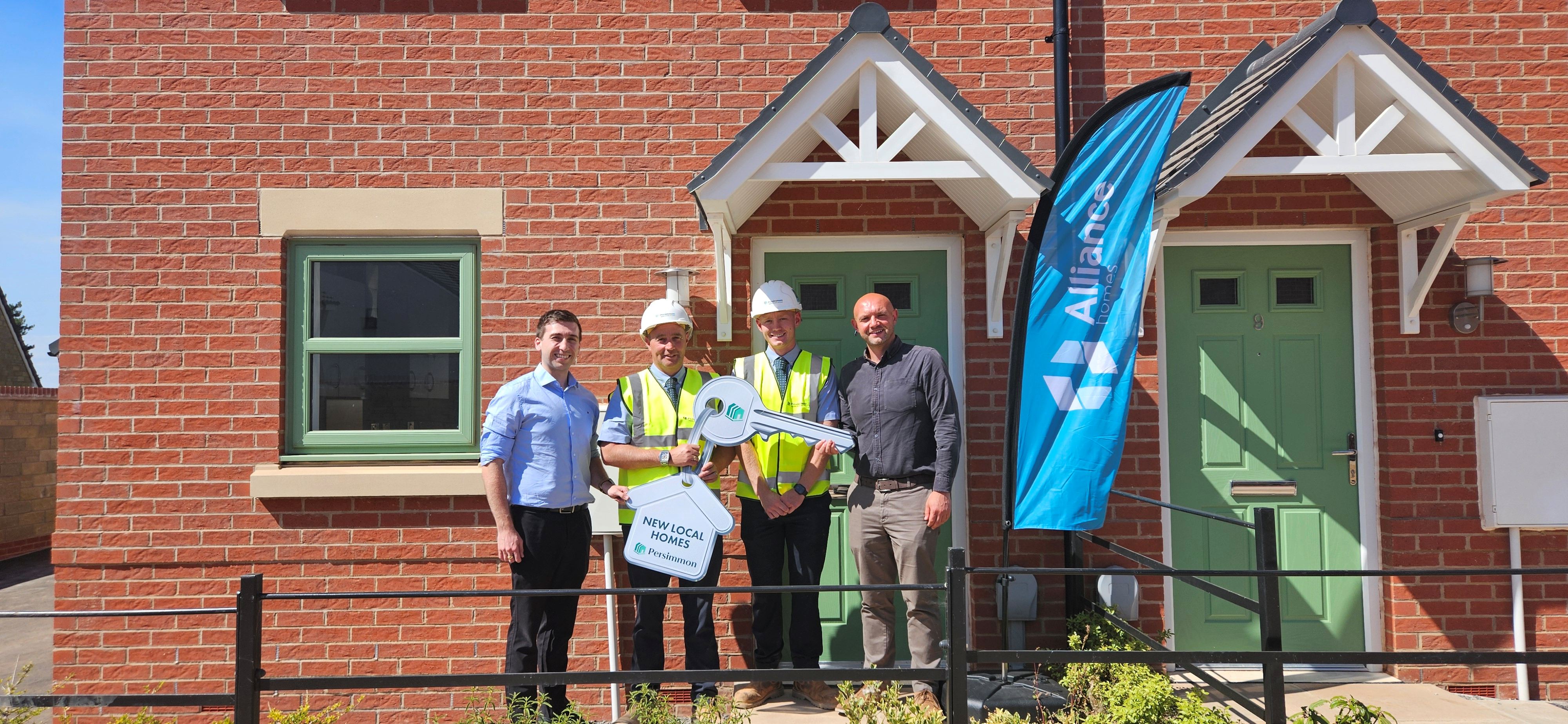 Latest affordable homes handed over at North Somerset site