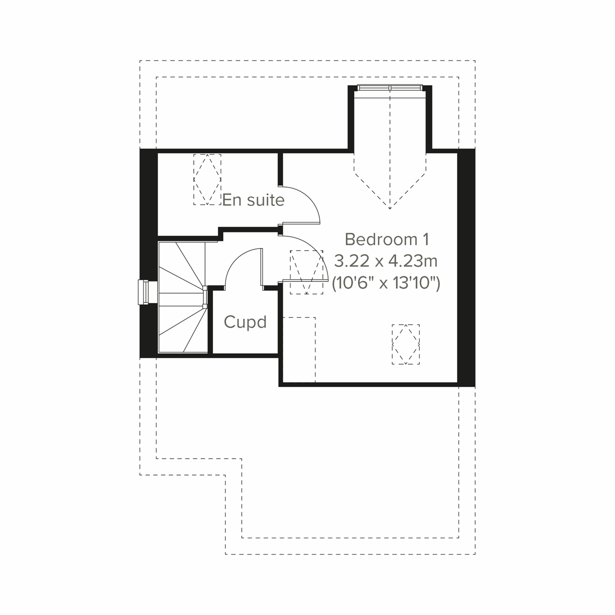 Second floor floor plan