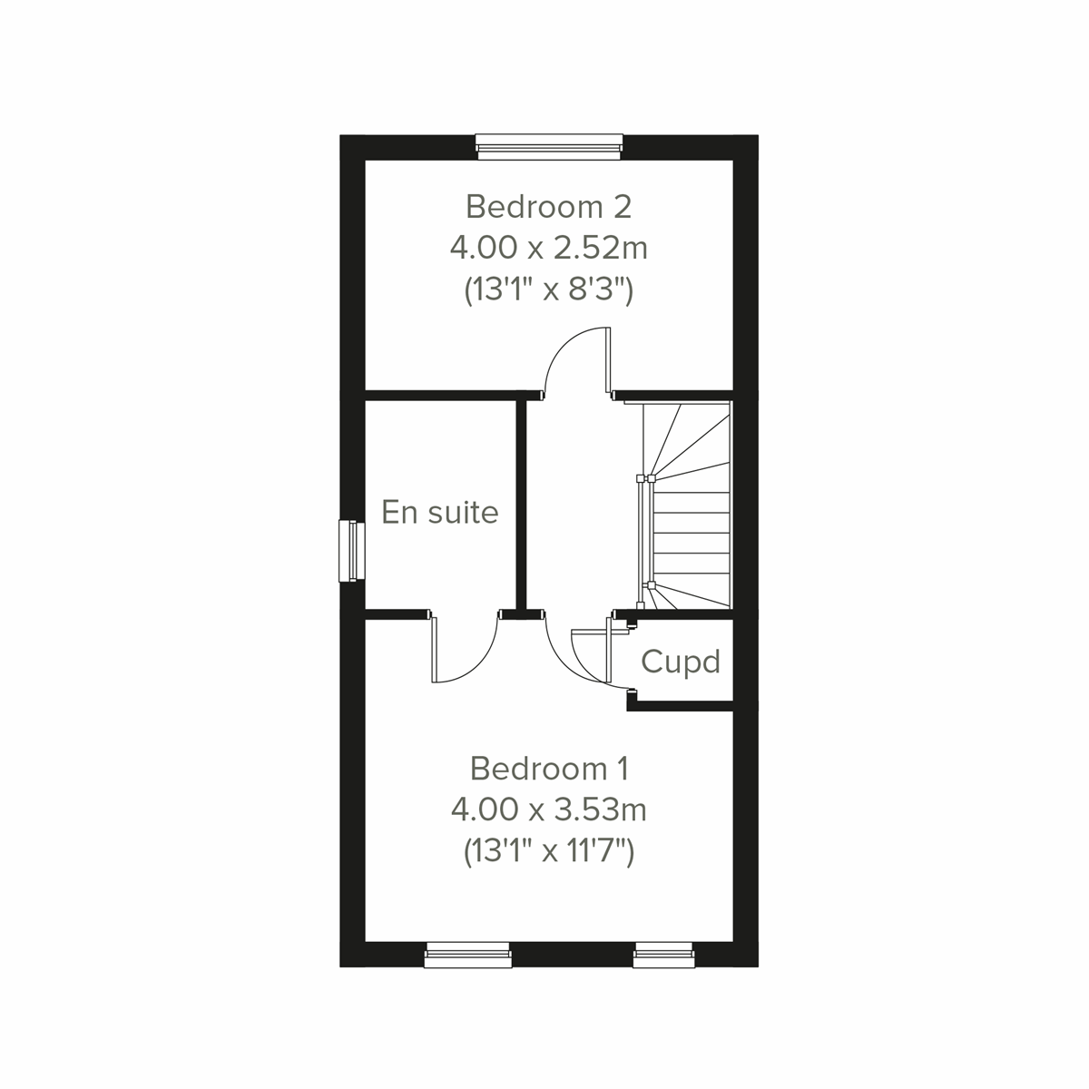 Second floor  floor plan