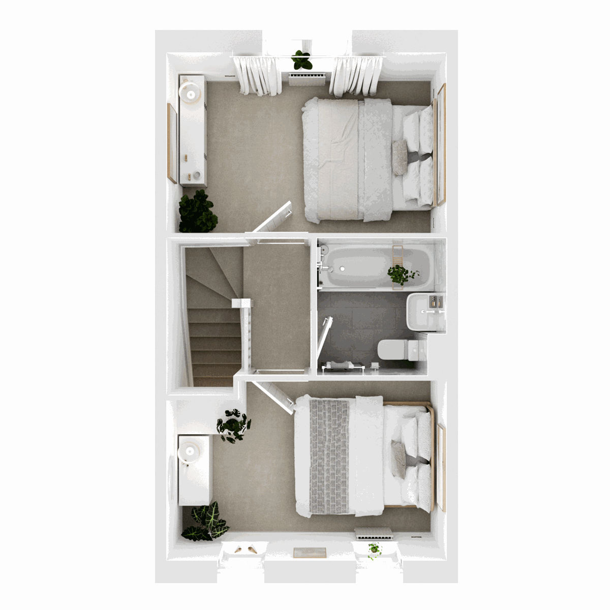 First Floor 3D floor plan